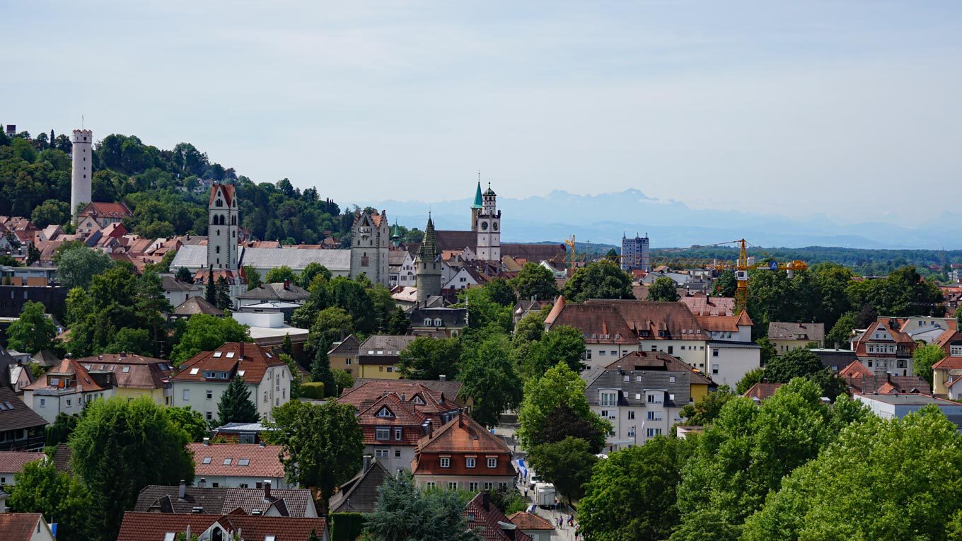 Blick über Ravensburg