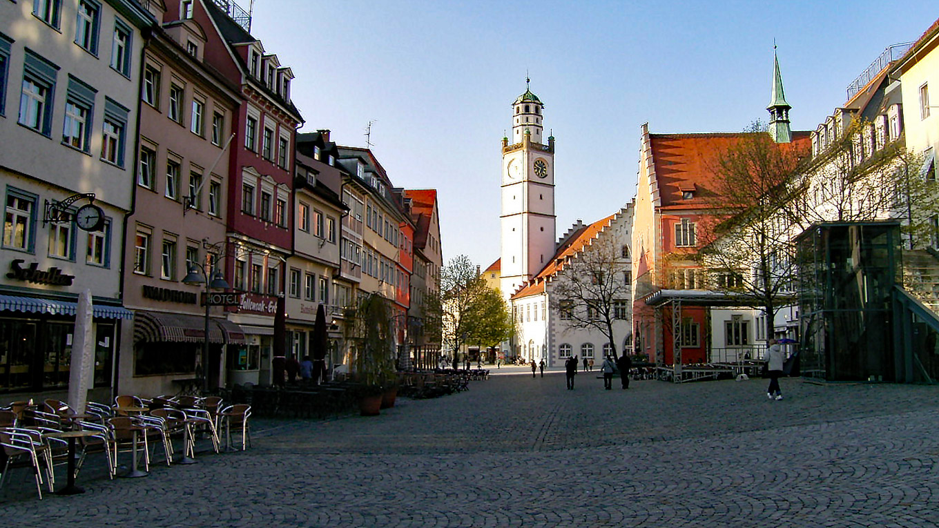 Der Ravensburger Marienplatz